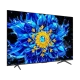 TCL 55P8L Ultra HD 4K LED televizyon, canlı mavi çiçek ekran görüntüsüyle genel renk tasarımı