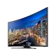 Samsung 55HU7200 Ultra HD 4K LED televizyon, şehir manzaralı canlı ekran gösterimi, genel renk.