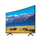 Samsung 65TU8300 Ultra HD 4K LED televizyon; dağ manzaralı ekran, siyah tasarım, genel renk.