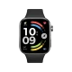 Xiaomi Redmi Watch 6 siyah akıllı saat, renkli sağlık ve aktivite göstergeleri bulunan ekranıyla önden görünüm