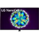 LG 49NANO866NA Ultra HD 4K LED televizyon, renkli NanoCell ekran görseli, genel siyah tasarım