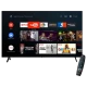 Onvo OV65F900 Ultra HD 4K LED televizyon, siyah çerçevesi ve kumandasıyla önden görünür.