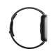 Xiaomi Redmi Watch 5 Active siyah akıllı saatin yandan görünümü ve ince kordon tasarımı