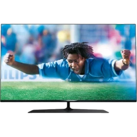 Philips 42PUS7809 Ultra HD 4K LED televizyon ekranda canlı futbol sahnesi ile vitrin görseli