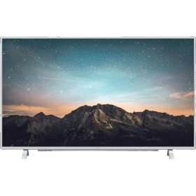 Beko B43L 5860 4W Full HD FHD televizyon, dağ manzarası gösteren ince çerçeveli ekran