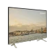 Grundig 58 GEU 8910 B Ultra HD 4K LED televizyon, şehir manzarası gösteren siyah TV】【。