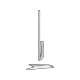 Acer Aspire C24-865 masaüstü bilgisayarın ince ekranı ve şık standı, yandan görünüm