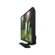 Samsung T28E310EW HD Ready LED TV, genel siyah renkte şık tasarım ve yan görünüm.