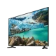 Samsung 50RU7092 Ultra HD 4K LED TV, genel renkli ekranında buzul ve göl manzarası.