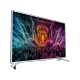 Philips 55PUS6581 Ultra HD 4K LED televizyon, siyah ekran üzerinde renkli şehir ve konser sahnesi