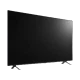 LG 55QNED80T6A Ultra HD 4K QNED televizyon; siyah ekranlı şık tasarım, genel renk görünümü