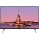 Vestel 49UB7950 Ultra HD 4K LED televizyon, ekranda Kız Kulesi manzarası ve gün batımı görüntüsüyle