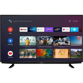 Grundig 55 GGU 7880 B Ultra HD 4K siyah LED televizyon, akıllı TV arayüzü ve içerik menüsüyle