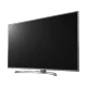 LG 70UJ675V Ultra HD 4K LED televizyon, genel siyah tasarımlı ekran ve ince çerçeve görünümü