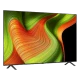 LG OLED77B56LA Ultra HD 4K OLED televizyon, genel renkli kavisli renkli ekran deseniyle gösteriliyor