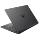 HP Victus Gaming 16-r0006nt 7P632EA BT10 koyu gri oyuncu laptop; açılmış ve klavye görünür durumda