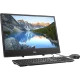 Dell Inspiron 3277 masaüstü bilgisayar, manzara ekranı, klavye ve fareyle birlikte siyah tasarımda sunuluyor