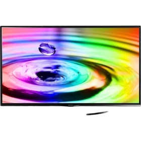 Sunny 65 inç Full HD Smart FHD televizyon, siyah çerçeveli ve renkli su dalgası ekranıyla dikkat çekiyor