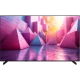Vestel 75UA9740 Ultra HD 4K LED televizyon, pembe geometrik manzara gösteren geniş ekranıyla önden görünüm