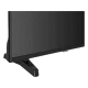 Vestel 43F8540 Full HD FHD TV’nin siyah LED televizyon gövdesi ve ayakları yandan görülüyor