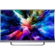 Philips 49PUS7503 Ultra HD 4K LED televizyon ekranında renkli bulut görseli, genel tasarım ve ayaklı duruş