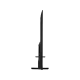 Vestel 65UT9840 Ultra HD 4K LED televizyonun ince siyah yan görünümü ve ayak tasarımı