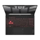 Asus TUF Gaming F15 FX507VV-LP241 16GB 2TB DOS koyu gri oyuncu laptop klavye ve RGB ışıklar görünümü