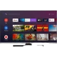 Vestel 55Q9700TT Ultra HD 4K QLED televizyon, siyah çerçeveli ekranda akıllı TV menüsüyle gösteriliyor.