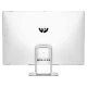 HP 27-r001nt 2PT65EA beyaz masaüstü bilgisayarın arka paneli ve sabit standı