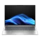 HP ProBook 4 G1i 16 AI D21P2ET gümüş ultrabook laptop; canlı mavi dalga arayüzlü ekran ön görünüm