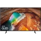 Samsung 75Q60R 75 inç QLED Ultra HD 4K televizyon; canlı kaya ve okyanus manzaralı ekran görünüyor.