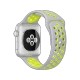 Apple Watch Nike+ Series 2 38 mm akıllı saat, gümüş alüminyum kasa ve Volt Nike spor kordon