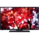 SEG 48SD6100 Full HD LED televizyon, siyah çerçeveli geniş ekran ve yaprak görüntüsüyle önden görünüm