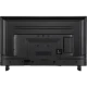 Vestel 43FV9750 Full HD FHD LED televizyonun siyah arka paneli ve bağlantı girişleri kapaklarıyla görünür.