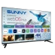 Sunny SN50UPRL-W02M Ultra HD 4K TV, siyah çerçeveli ekranında webOS arayüzü ve akıllı uygulamalar gösteriliyor