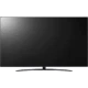 LG 86UQ91006LA Ultra HD 4K LED televizyon, genel renkli düz ekran görünümü ve ayaklı stand tasarımı