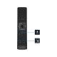 Grundig 55 VLX 9750 SP Ultra HD 4K TV kumandası, sesli arama ve fare özelliği tuşlarıyla siyah renkte gösteriliyor