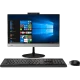 Lenovo V410Z 10QV001FTX masaüstü bilgisayar, monitör, klavye ve fareyle birlikte önden görünüm