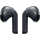 Samsung Galaxy Buds 4 Tam Kablosuz siyah kulaklık, iki kulaklık ünitesi önden görünür