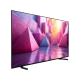 Vestel 58UA9740 Ultra HD 4K LED TV, siyah çerçeveli ekranında renkli geometrik manzara gösteriyor