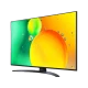 LG 50NANO766QA Ultra HD 4K LED televizyon ekranında renkli balon ve damla görüntüsü, genel renk tasarım