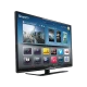 Philips 42PFL3208K Full HD LED televizyon, SmartTV arayüzü görünen siyah ekranlı model