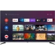 Vestel 65QA9700 Ultra HD 4K QLED televizyon, uygulama menüsü ve içerik önerileriyle ekranda.