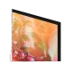 Samsung 55DU7000 Ultra HD 4K LED televizyon, siyah çerçeveli ekranda renkli soyut içerik gösterimi