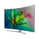 Samsung 65Q8CN Ultra HD 4K QLED TV, çiçek temalı canlı ekran görüntüsü, genel renk şık tasarım