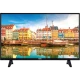 Vestel 40FD5050 Full HD LED televizyon, siyah çerçeveli ekranında renkli liman manzarası gösteriyor.