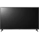LG 65UN711C0ZB Ultra HD 4K LED televizyon; ekranı kapalı, siyah ince tasarımlı genel görünüm