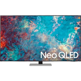 Samsung 55QN85A QLED Ultra HD 4K TV, Neo QLED ekran ve çok renkli dinamik görüntü ile vitrin görünümü
