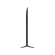 TCL 85P8L Ultra HD 4K LED televizyon, genel renk siyah ayaklı stand üzerinde dikey görünüm