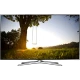 Samsung 40F6500 Full HD FHD LED televizyon, genel renkli ekranda gün batımı manzarası görünür.